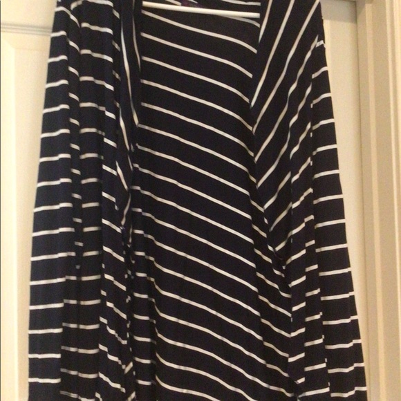 Women’s open striped cardigan - Picture 2 of 2